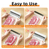 Food Sealer w/Starter Kit, Dry & Moist Food Modes, Compact Design with 10 Vacuum Bags & Bulit-in Cutter(Grey)